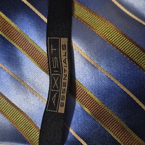 nwt AXIST Silk Stripe Tie Mens Classic Necktie New